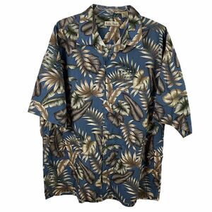 Mens Hollis River blue Hawaiian shirt XXL